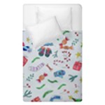 New Year Christmas Winter Pattern Duvet Cover Double Side (Single Size)
