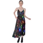 Christmas Lights Tie Back Maxi Dress