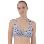 New Year Christmas Winter Pattern Sweetheart Sports Bra
