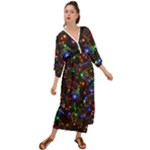 Christmas Lights Grecian Style  Maxi Dress