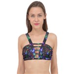 Christmas Lights Cage Up Bikini Top