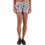 New Year Christmas Winter Pattern Yoga Shorts