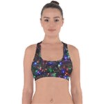 Christmas Lights Cross Back Hipster Bikini Top 