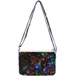 Christmas Lights Double Gusset Crossbody Bag