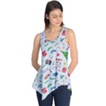 New Year Christmas Winter Pattern Sleeveless Tunic