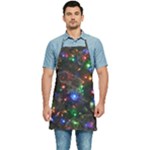Christmas Lights Kitchen Apron