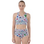 New Year Christmas Winter Pattern Racer Back Bikini Set
