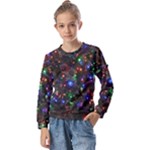 Christmas Lights Kids  Long Sleeve T-Shirt with Frill 