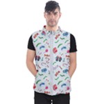 New Year Christmas Winter Pattern Men s Puffer Vest