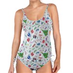 New Year Christmas Winter Pattern Tankini Set