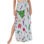 New Year Christmas Winter Pattern Maxi Chiffon Tie-Up Sarong