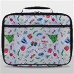 New Year Christmas Winter Pattern Full Print Lunch Bag