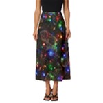Christmas Lights Classic Midi Chiffon Skirt