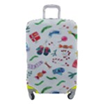 New Year Christmas Winter Pattern Luggage Cover (Small)