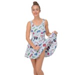 New Year Christmas Winter Pattern Inside Out Casual Dress
