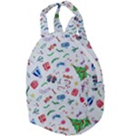 New Year Christmas Winter Pattern Travel Backpack