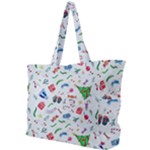New Year Christmas Winter Pattern Simple Shoulder Bag