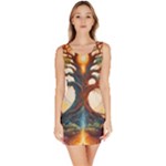 Tree Cosmic Spiritual Meditation Bodycon Dress