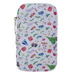 New Year Christmas Winter Pattern Waist Pouch (Large)