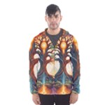 Tree Cosmic Spiritual Meditation Men s Hooded Windbreaker