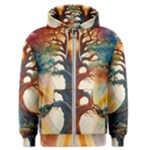 Tree Cosmic Spiritual Meditation Men s Zipper Hoodie