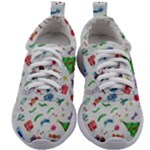 New Year Christmas Winter Pattern Kids Athletic Shoes