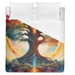 Tree Cosmic Spiritual Meditation Duvet Cover (Queen Size)