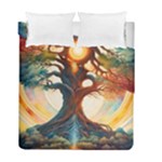 Tree Cosmic Spiritual Meditation Duvet Cover Double Side (Full/ Double Size)