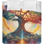 Tree Cosmic Spiritual Meditation Duvet Cover Double Side (King Size)