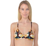 Tree Cosmic Spiritual Meditation Reversible Tri Bikini Top