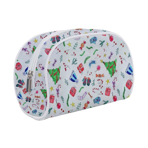 New Year Christmas Winter Pattern Make Up Case (Small) from ArtsNow.com
