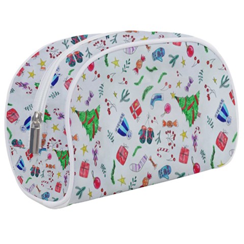 New Year Christmas Winter Pattern Make Up Case (Medium) from ArtsNow.com
