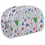 New Year Christmas Winter Pattern Make Up Case (Medium)