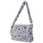New Year Christmas Winter Pattern Full Print Messenger Bag (M)