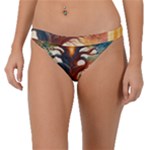 Tree Cosmic Spiritual Meditation Band Bikini Bottoms