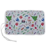 New Year Christmas Winter Pattern Pen Storage Case (M)