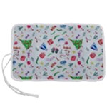 New Year Christmas Winter Pattern Pen Storage Case (L)