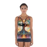 Tree Cosmic Spiritual Meditation Sport Tank Top 