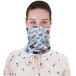 New Year Christmas Winter Pattern Face Covering Bandana (Adult)