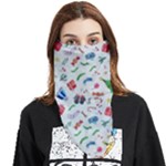 New Year Christmas Winter Pattern Face Covering Bandana (Triangle)