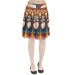 Tree Cosmic Spiritual Meditation Pleated Skirt