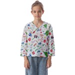 New Year Christmas Winter Pattern Kids  Sailor Shirt