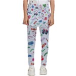 New Year Christmas Winter Pattern Kids  Skirted Pants