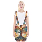 Tree Cosmic Spiritual Meditation Braces Suspender Skirt