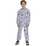 New Year Christmas Winter Pattern Kids  Sweatshirt set