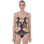 Tree Cosmic Spiritual Meditation Sweetheart Tankini Set