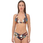 Tree Cosmic Spiritual Meditation Double Strap Halter Bikini Set