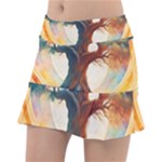 Tree Cosmic Spiritual Meditation Classic Tennis Skirt