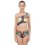 Tree Cosmic Spiritual Meditation Spliced Up Two Piece Swimsuit