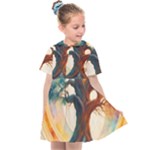 Tree Cosmic Spiritual Meditation Kids  Sailor Dress